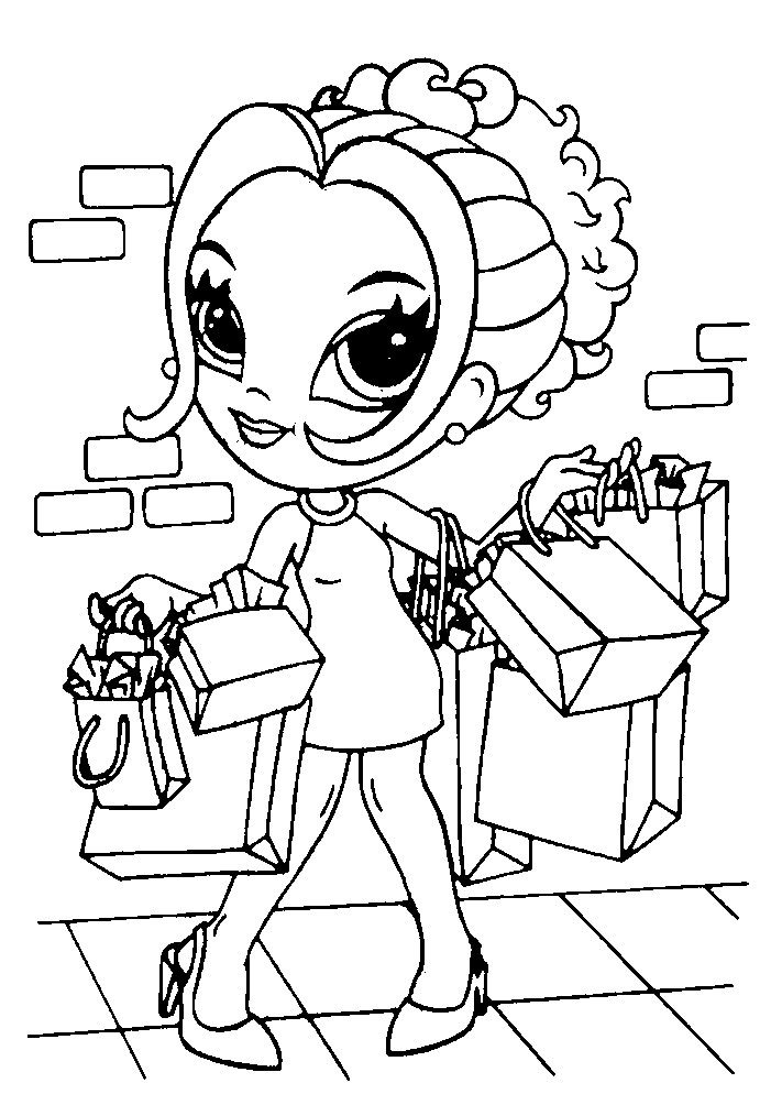 Free Coloring Pages For Girls
 Coloring line For Kids