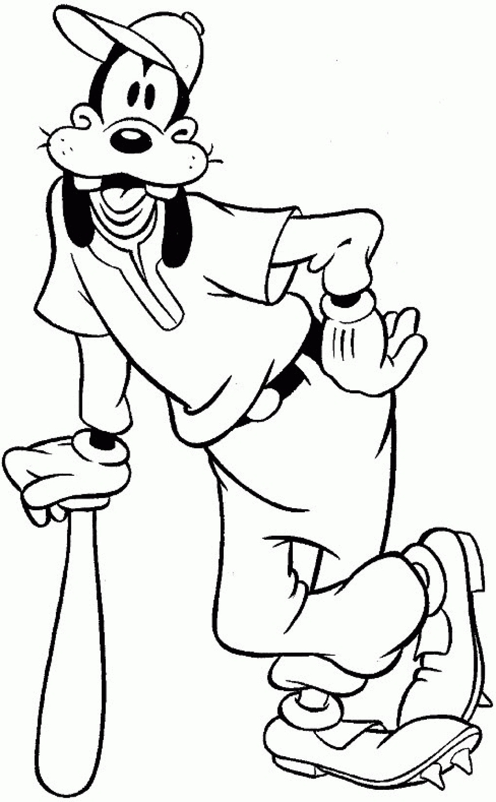 Free Coloring Pages For Toddlers
 Free Printable Goofy Coloring Pages For Kids
