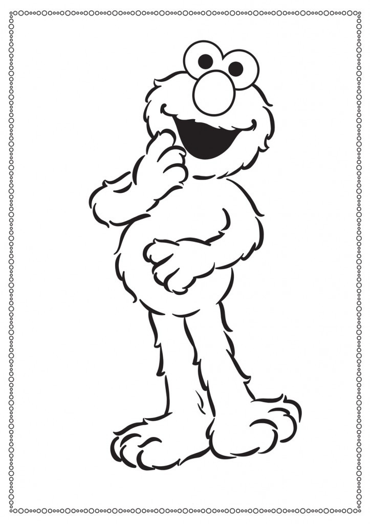 Free Coloring Pages For Toddlers
 Free Printable Elmo Coloring Pages For Kids