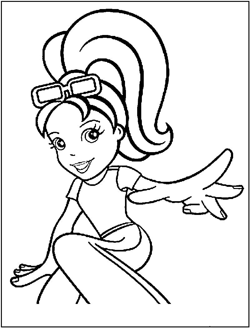Free Coloring Pages For Toddlers
 Desenhos para pintar da Polly