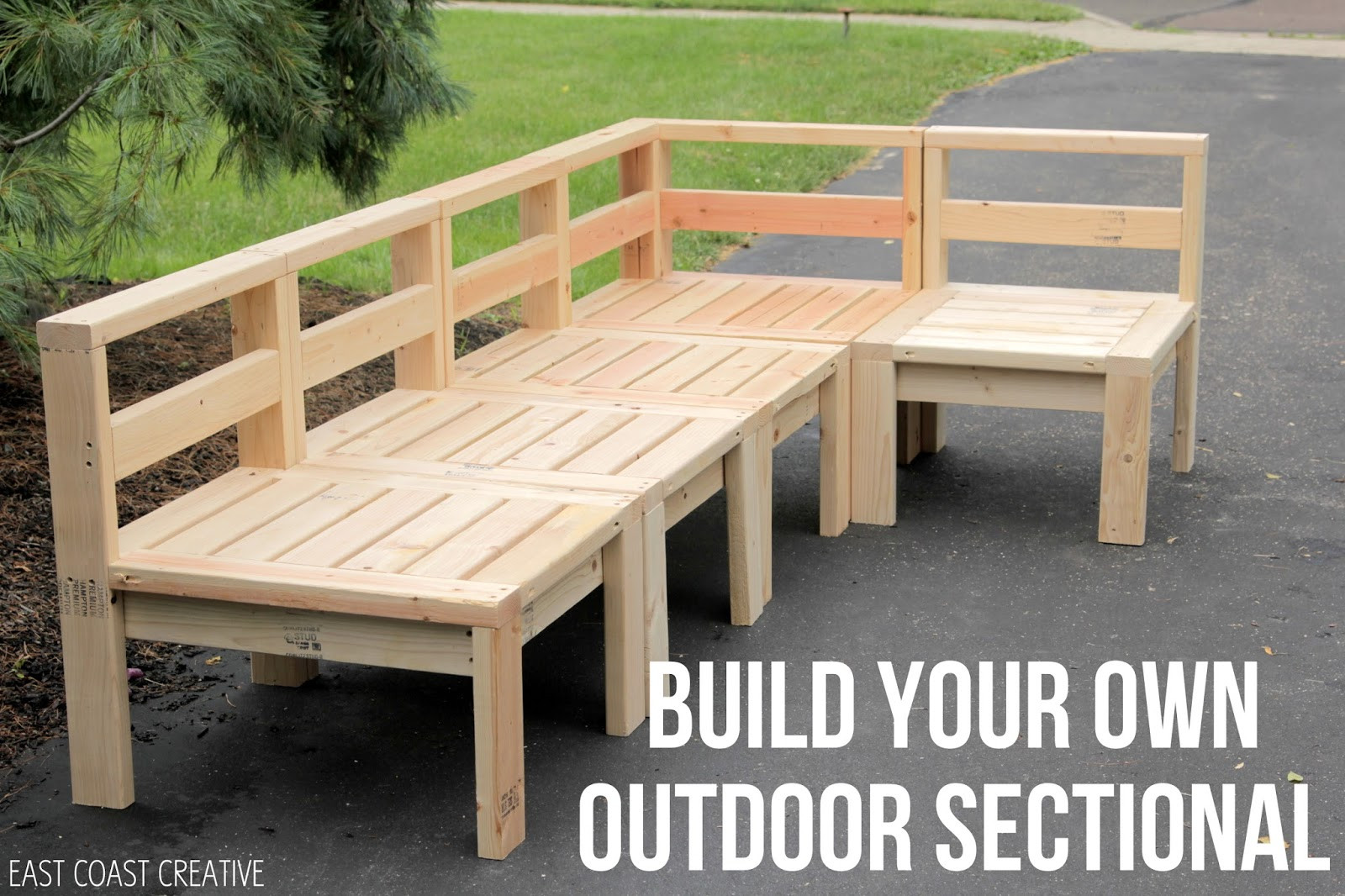 Free DIY Outdoor Furniture Plans
 How to Build an Outdoor Sectional Knock It f