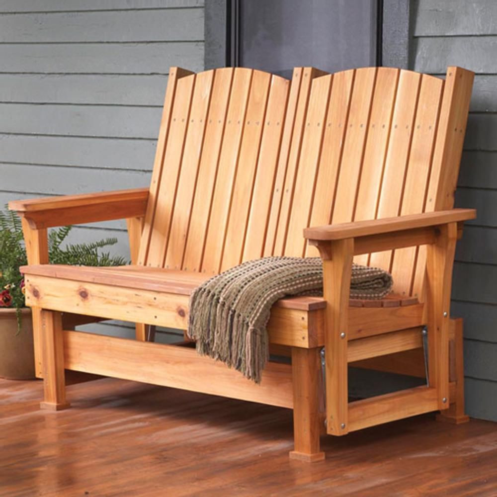 Free DIY Outdoor Furniture Plans
 Easy Breezy Glider Woodworking Plan from WOOD Magazine