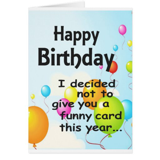 Free Funny Birthday Cards Online
 Funny Birthday Card
