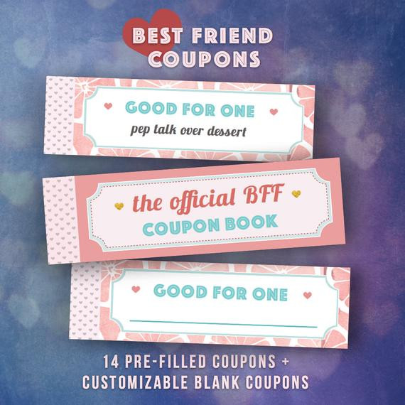 Free Gift Ideas For Girlfriend
 Best Friends Gifts DIY Coupon Book Single Girl Friend bff