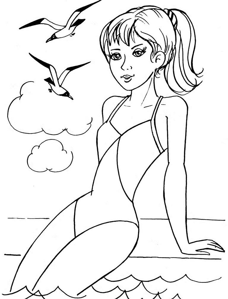 Free Girls Coloring Pages
 La s Coloring Pages to and print for free