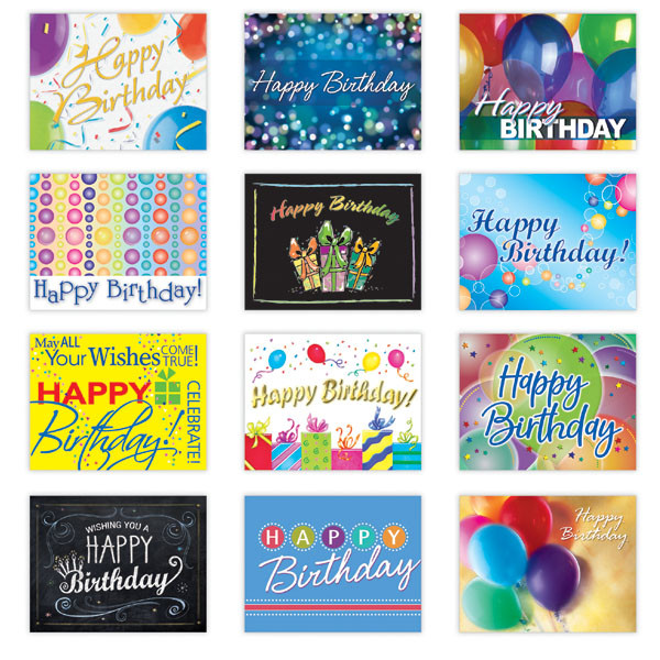 Free Personalized Birthday Cards
 Personalized Variety Birthday Card Assortment