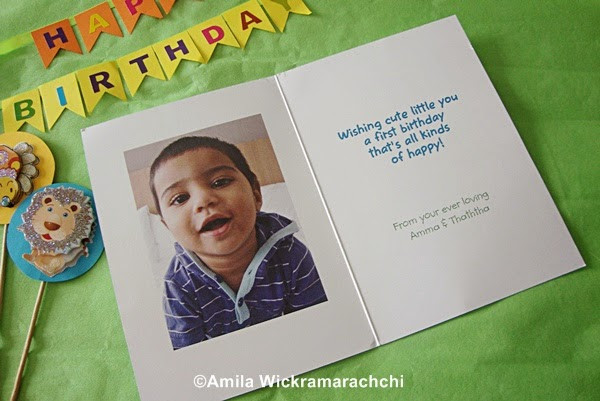 Free Personalized Birthday Cards
 First Birthday Card from Cardstore Review Food Corner