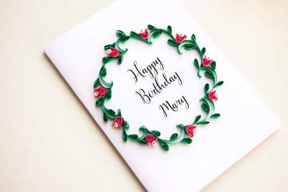 Free Personalized Birthday Cards
 Personalized Birthday Card Personalized Happy Birthday Card