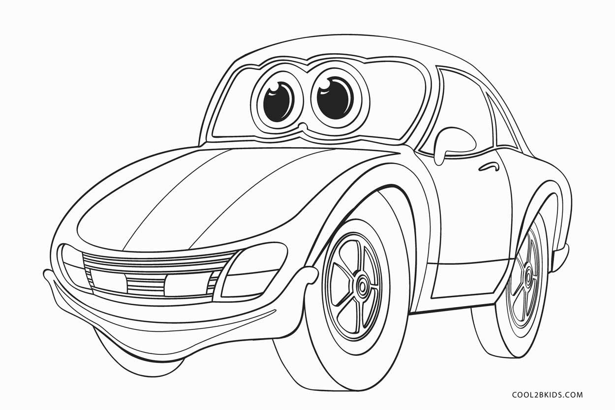Free Printable Car Coloring Pages
 Free Printable Cars Coloring Pages For Kids