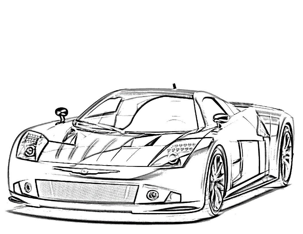 Free Printable Car Coloring Pages
 25 Sports Car Coloring Pages For Children 14