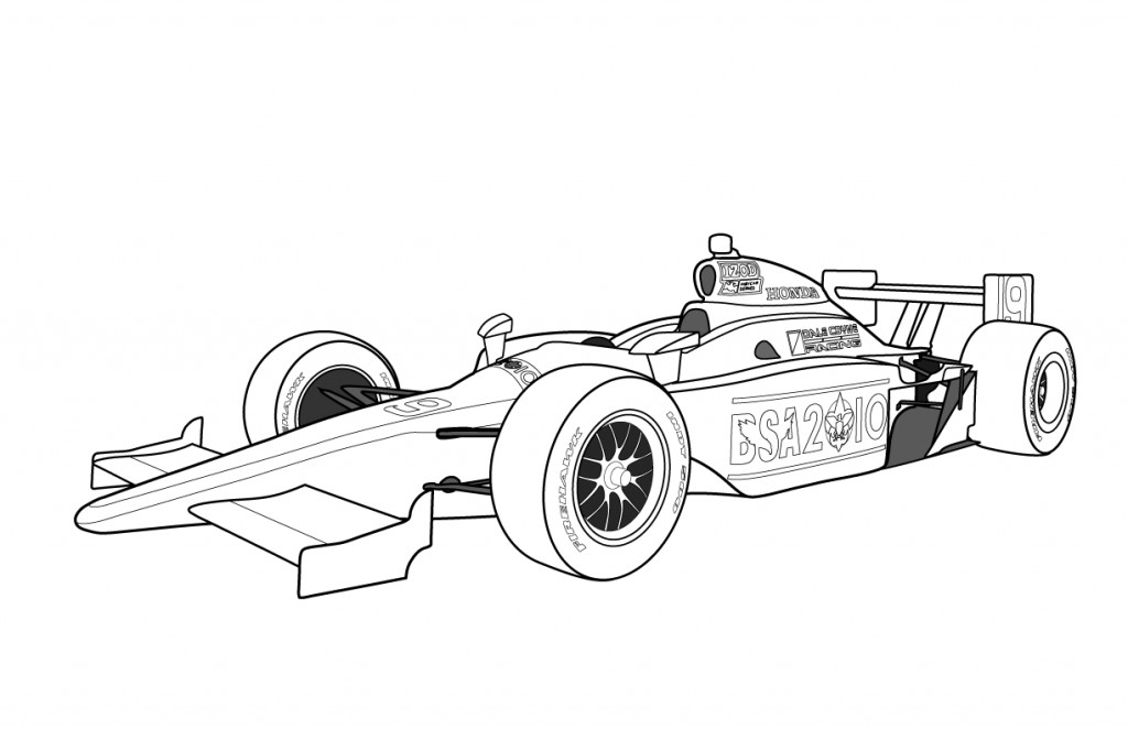 Free Printable Car Coloring Pages
 Free Printable Race Car Coloring Pages For Kids