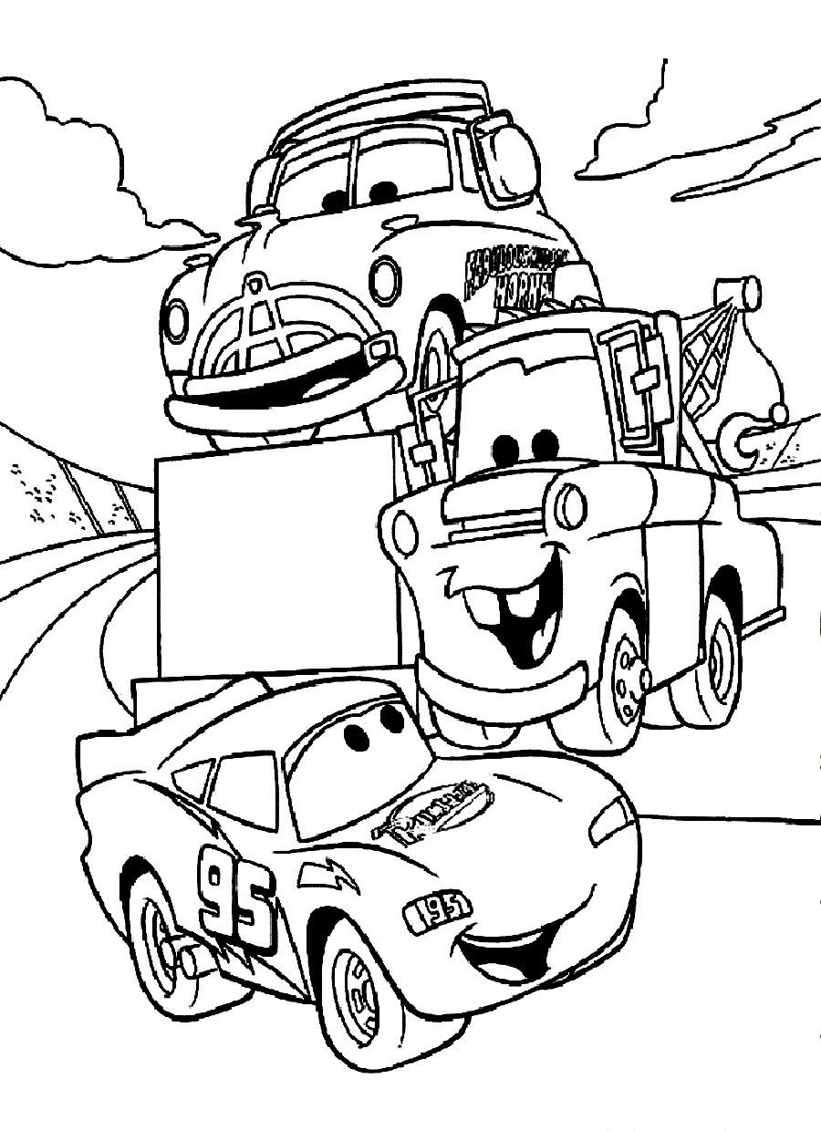 Free Printable Car Coloring Pages
 disney cars coloring pages Free