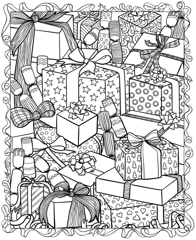 Free Printable Christmas Coloring Pages
 21 Christmas Printable Coloring Pages