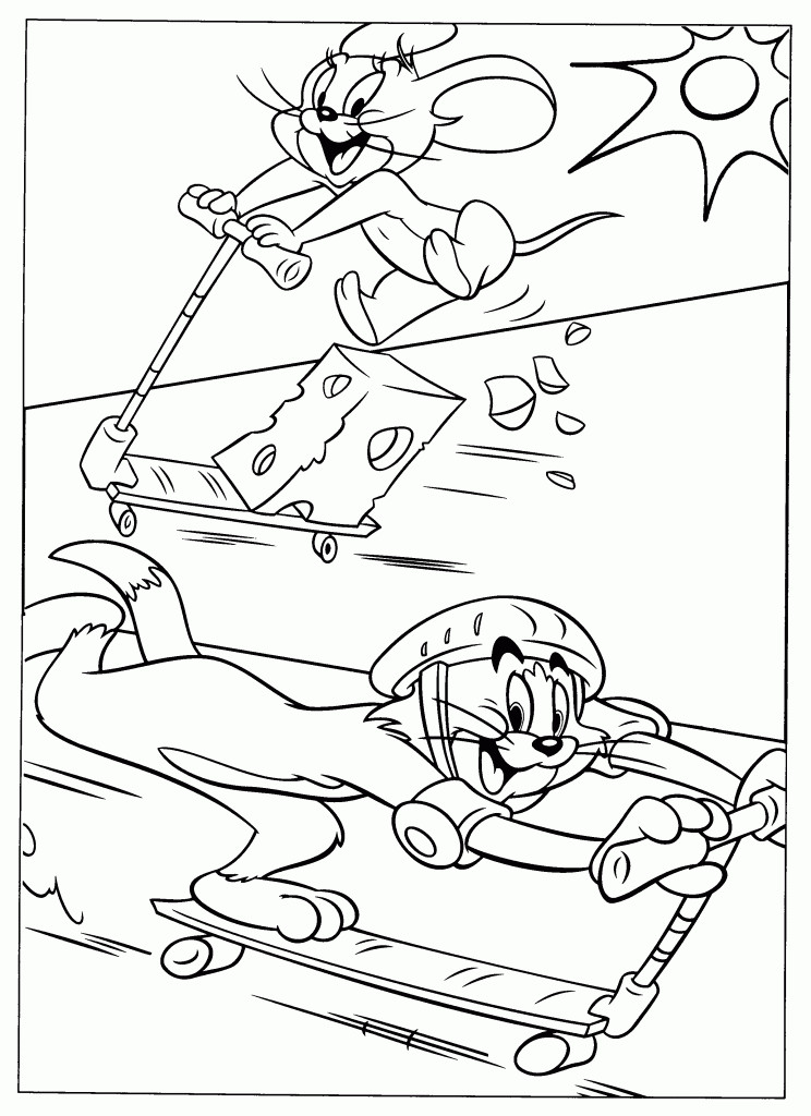 Free Printable Coloring Books
 Free Printable Tom And Jerry Coloring Pages For Kids