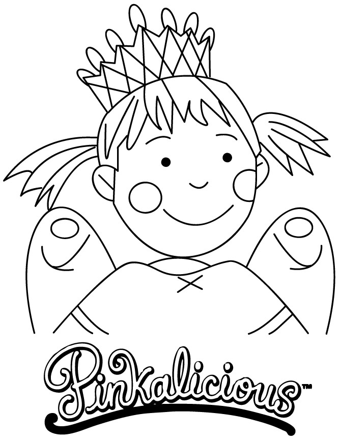 Free Printable Coloring Books
 Pinkalicious Coloring Page