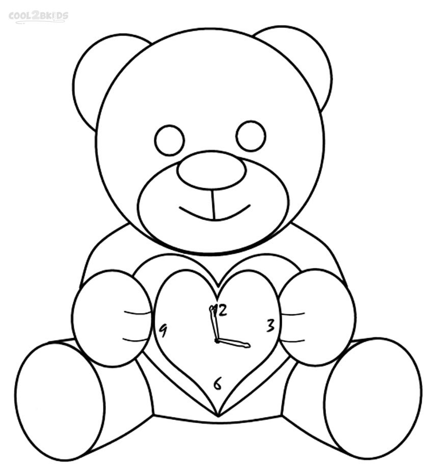 Free Printable Coloring Pages For Toddlers
 Printable Clock Coloring Pages For Kids