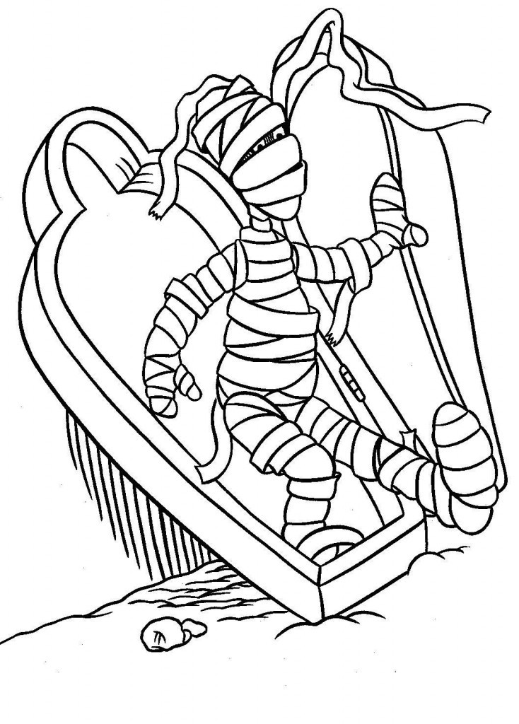 Free Printable Coloring Pages For Toddlers
 Free Printable Mummy Coloring Pages For Kids