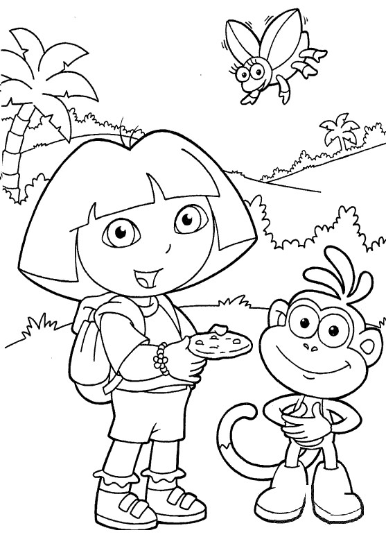 Free Printable Coloring Pages For Toddlers
 Dora Coloring Pages Sheets