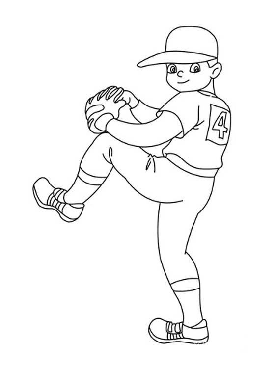 Free Printable Coloring Pages For Toddlers
 Kids Page Baseball Coloring Pages