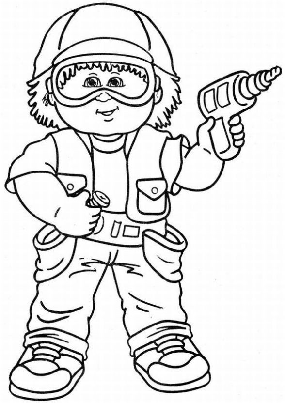 Free Printable Coloring Pages For Toddlers
 Cabbage Patch Kids Coloring Pages