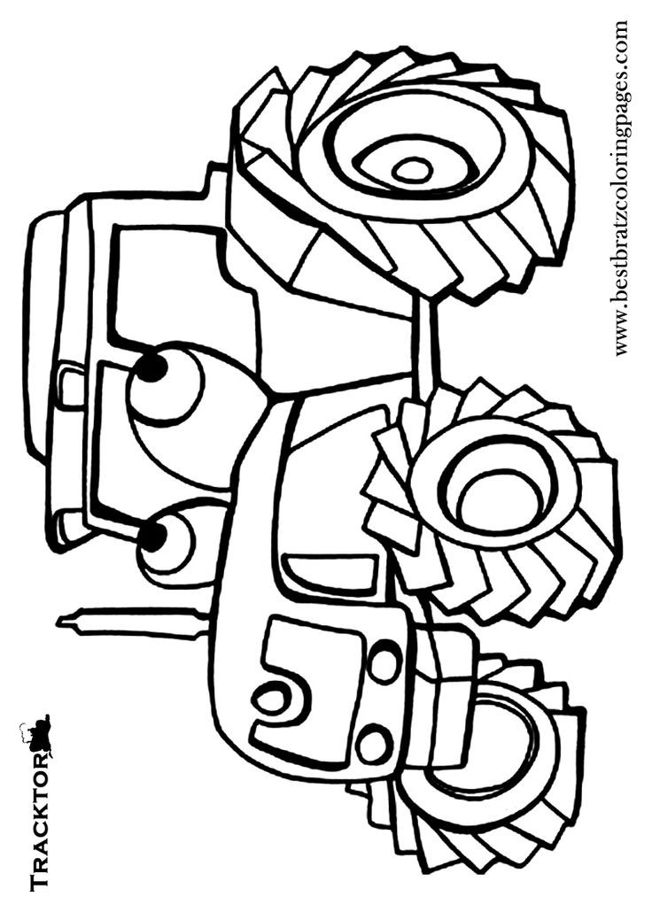 Free Printable Coloring Pages For Toddlers
 Free Printable Tractor Coloring Pages For Kids