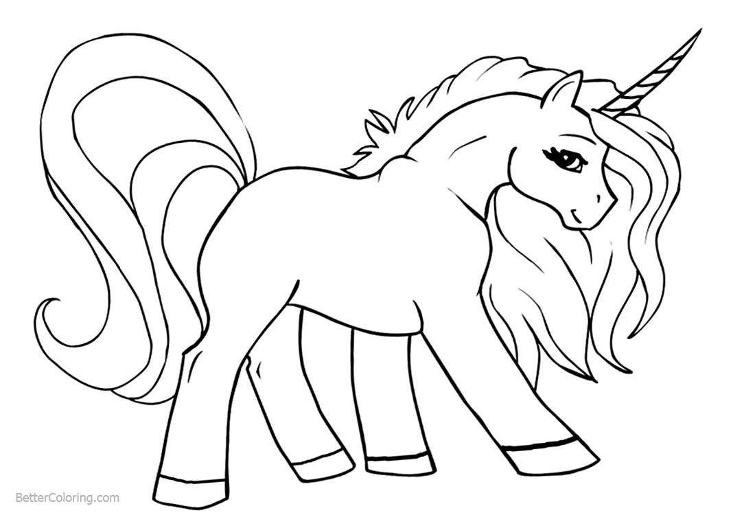 Free Printable Coloring Pages Of Unicorns
 Unicorn Coloring Pages Line Art Free Printable Coloring