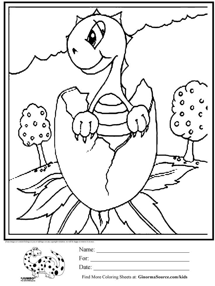 Free Printable Coloring Sheets For Boys
 coloring pages for boys baby dinosaur