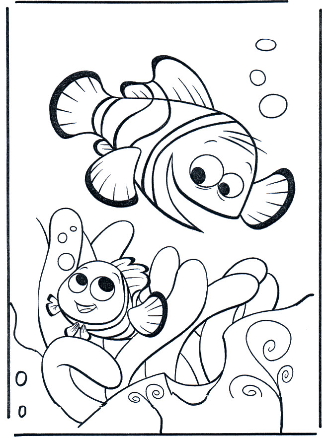Free Printable Coloring Sheets For Kids
 Free Printable Nemo Coloring Pages For Kids