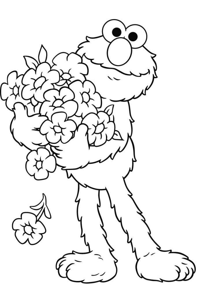 Free Printable Elmo Coloring Pages
 Free Printable Elmo Coloring Pages For Kids