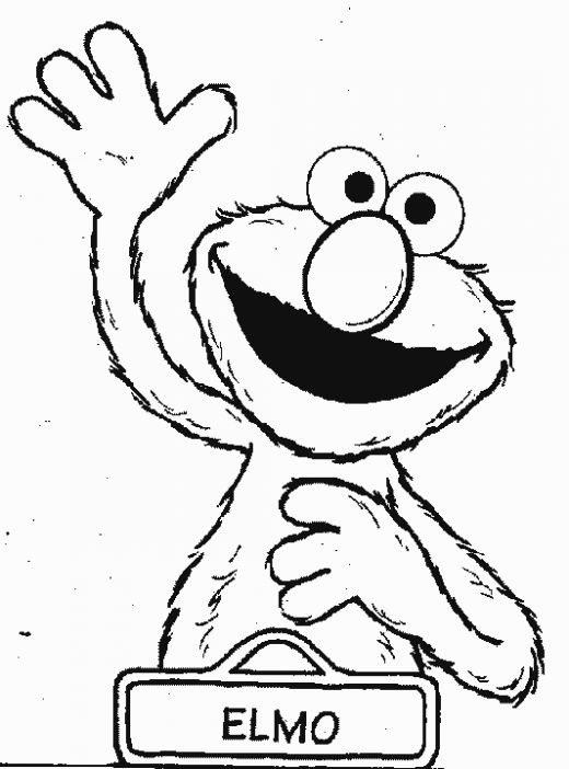 Free Printable Elmo Coloring Pages
 13 best images about Sesame Street Coloring Pages on