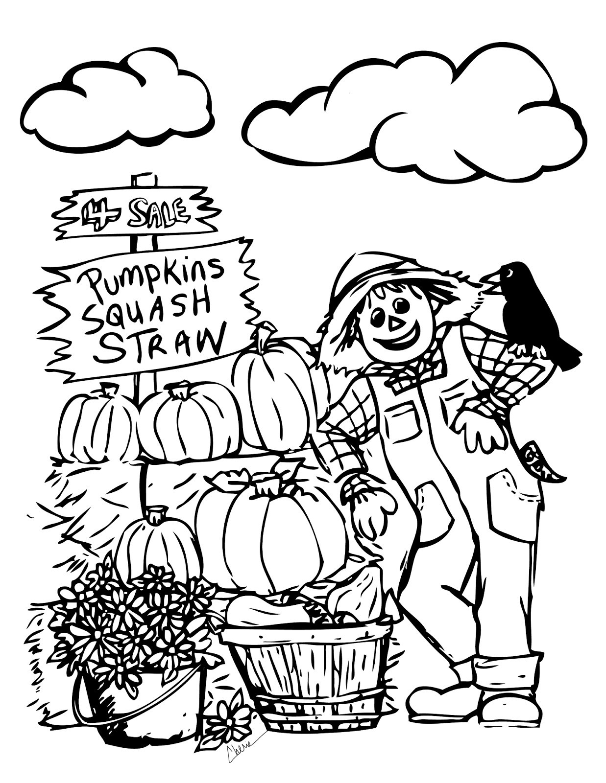 Free Printable Fall Coloring Pages
 Free Printable Fall Coloring Pages for Kids Best