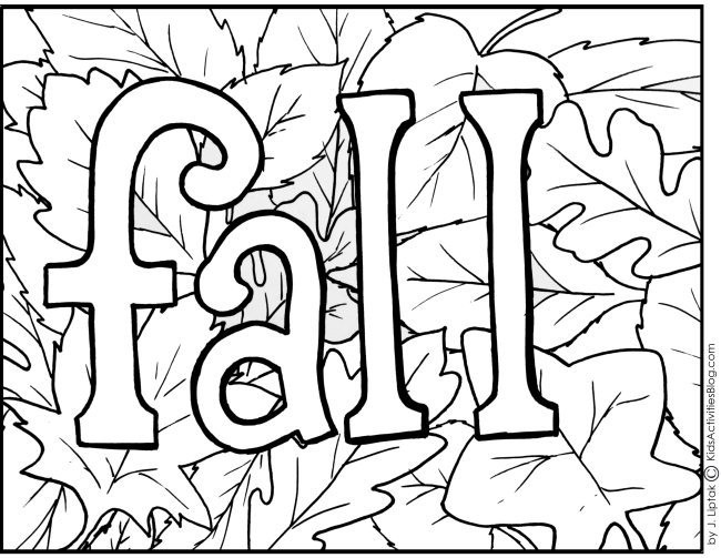 Free Printable Fall Coloring Pages
 4 Free Printable Fall Coloring Pages