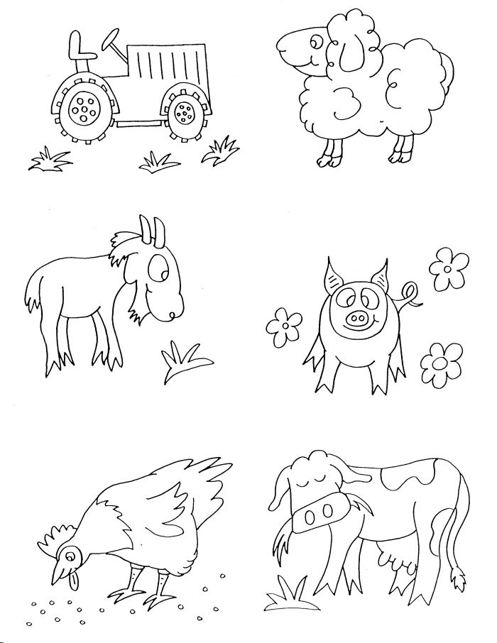 Free Printable Farm Animal Coloring Pages
 Farm Animals Coloring Pages Free Printable