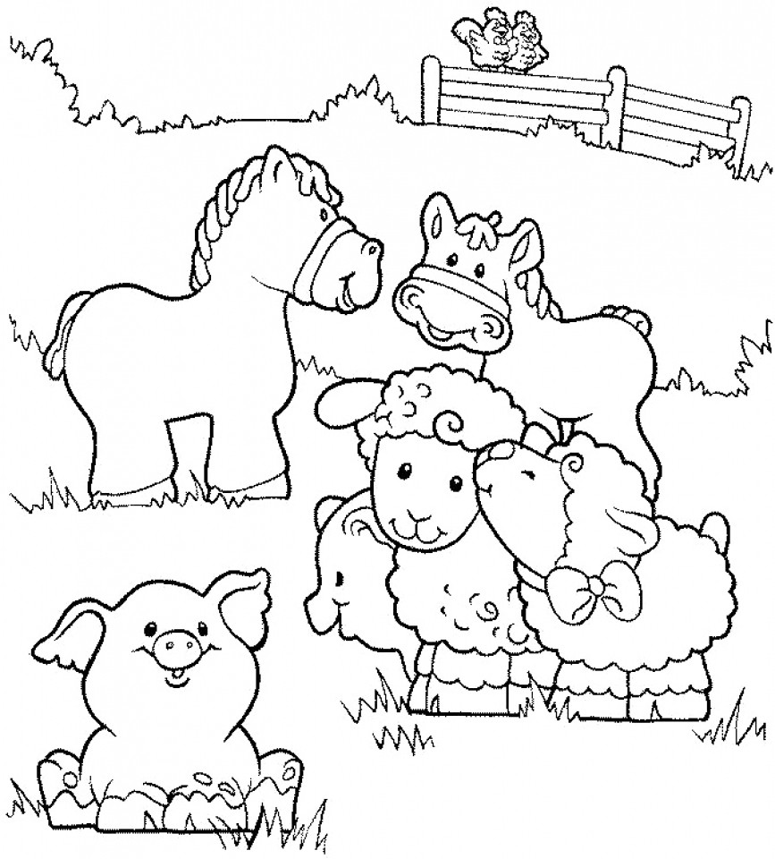 Free Printable Farm Animal Coloring Pages
 20 Free Printable Farm Animal Coloring Pages