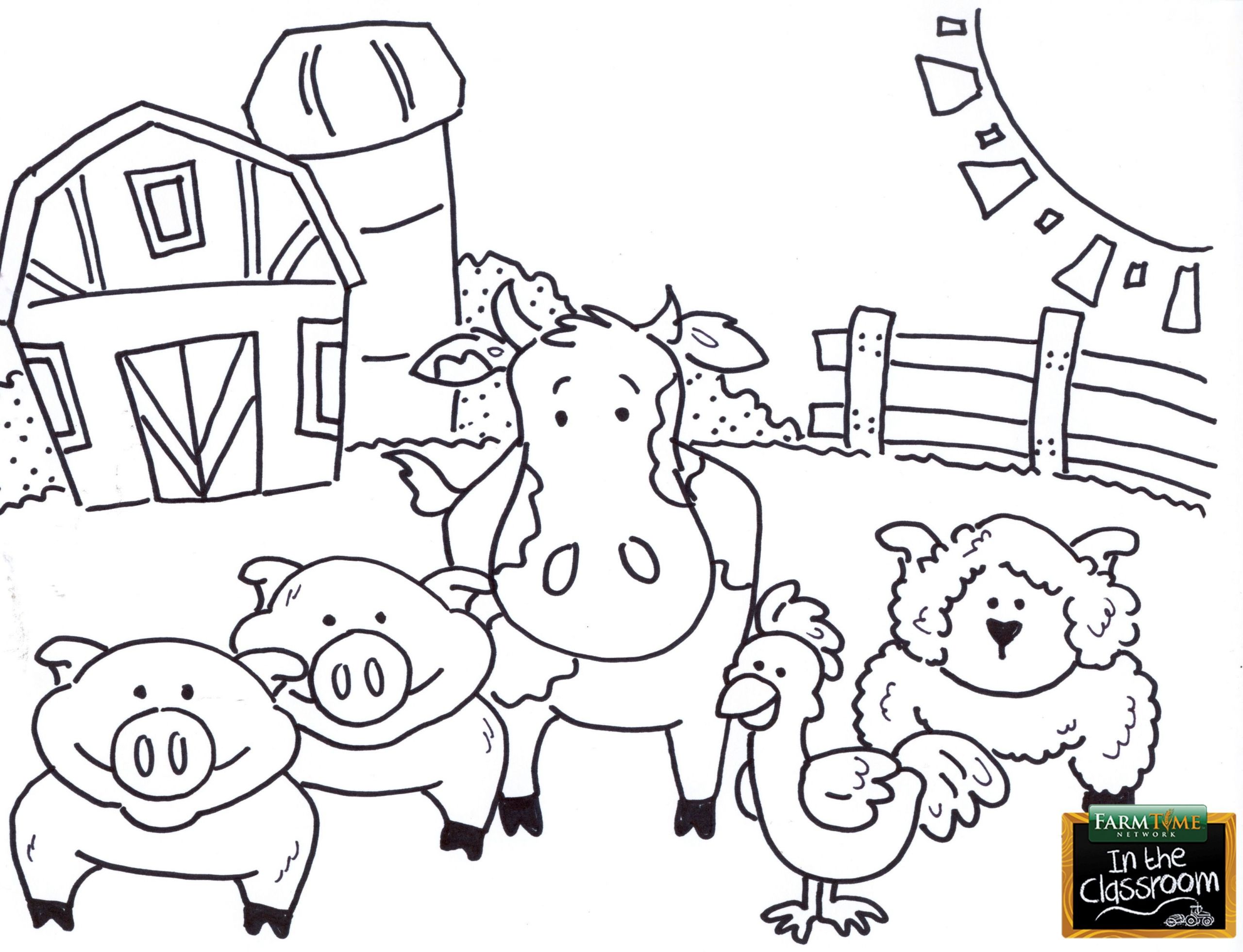 Free Printable Farm Animal Coloring Pages
 Pin by Caiah Wagner on Agriculture
