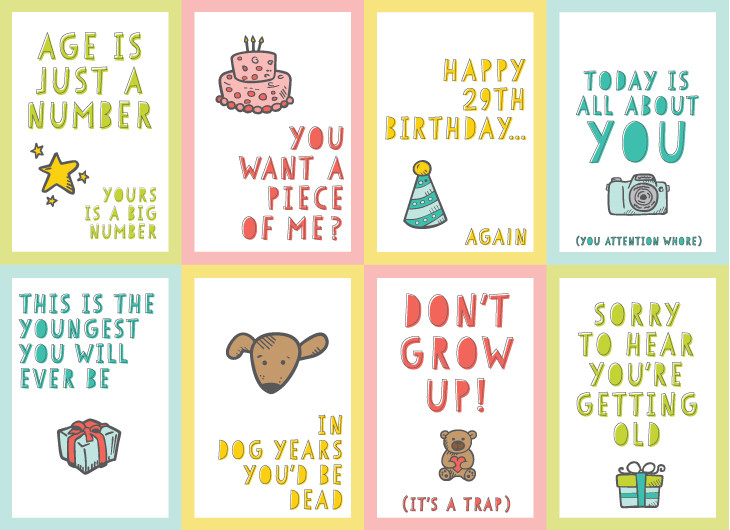 Free Printable Funny Birthday Cards For Adults
 Free Funny Printable Birthday Cards for Adults Eight