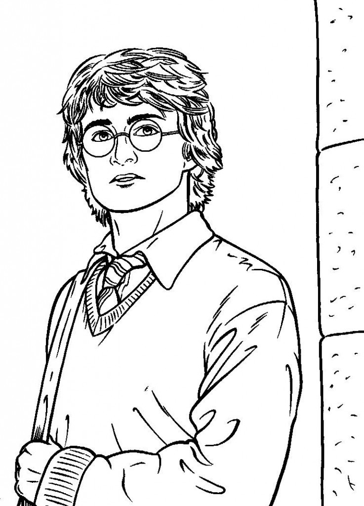 Free Printable Harry Potter Coloring Pages
 Free Printable Harry Potter Coloring Pages For Kids
