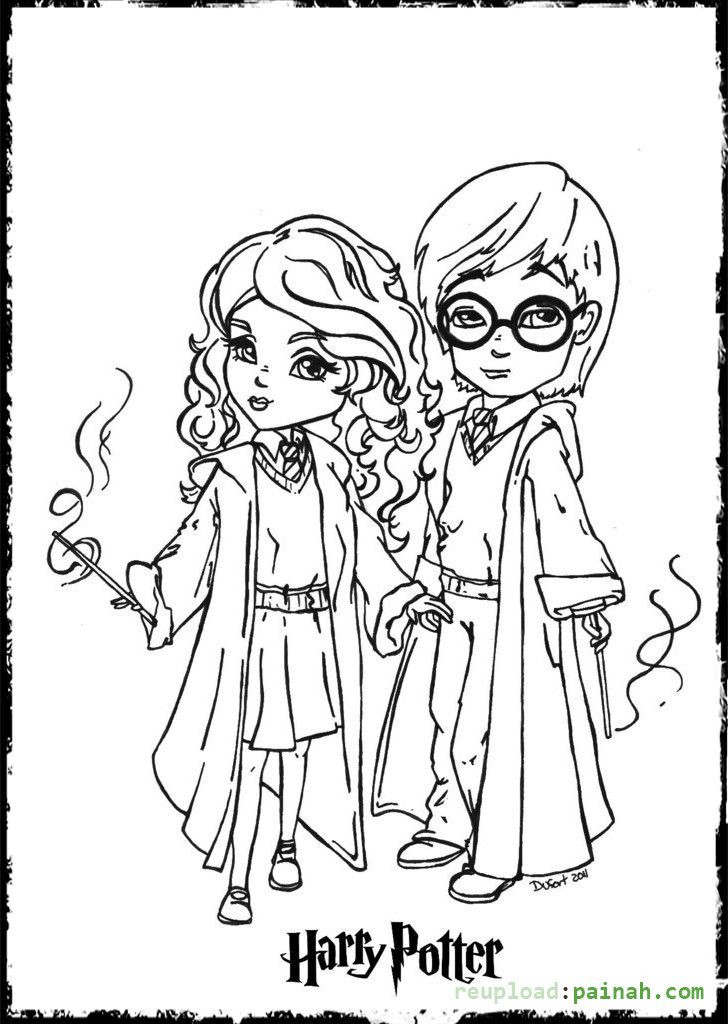 Free Printable Harry Potter Coloring Pages
 Harry Potter Coloring Pages Printable Cartoon Cute