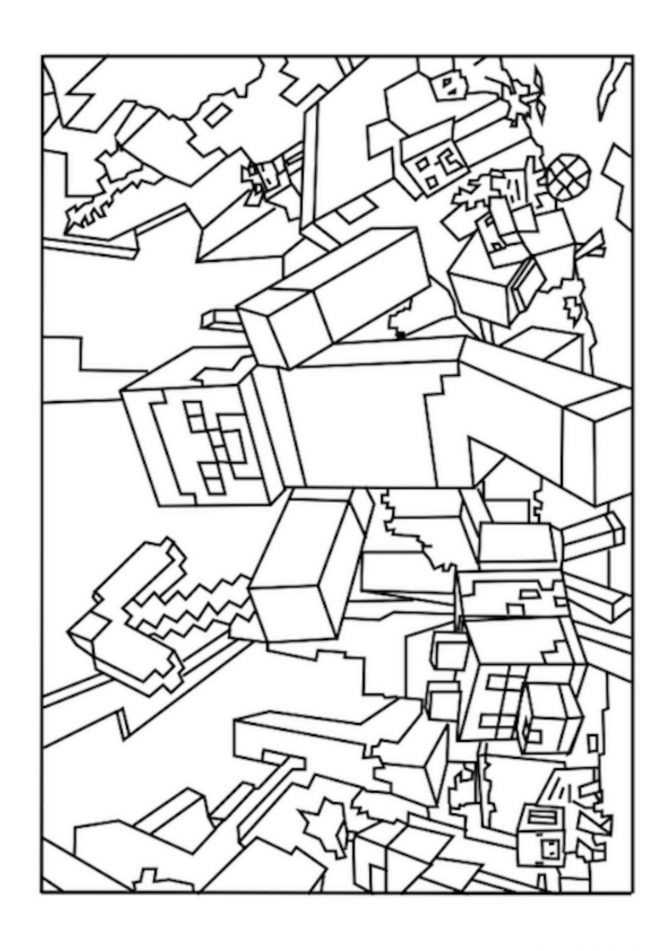 Free Printable Minecraft Coloring Pages
 coloring Minecraft Coloring Pages For Kids