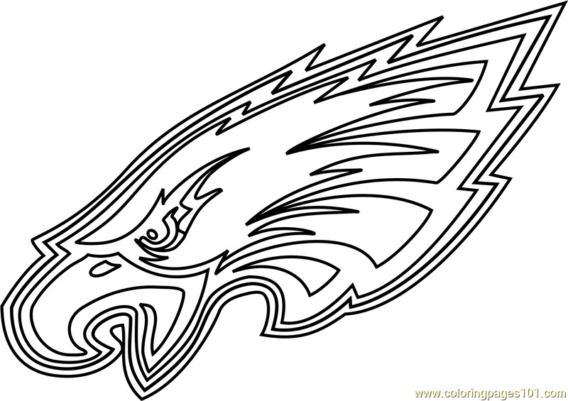 Free Printable Philadelphia Eagles Coloring Pages
 Philadelphia Eagles Logo Coloring Page Free NFL Coloring