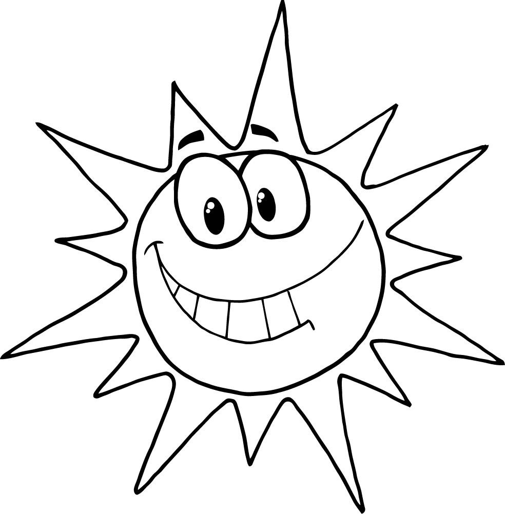 Free Printable Sun Coloring Pages
 Free Printable Sun Coloring Pages for Kids