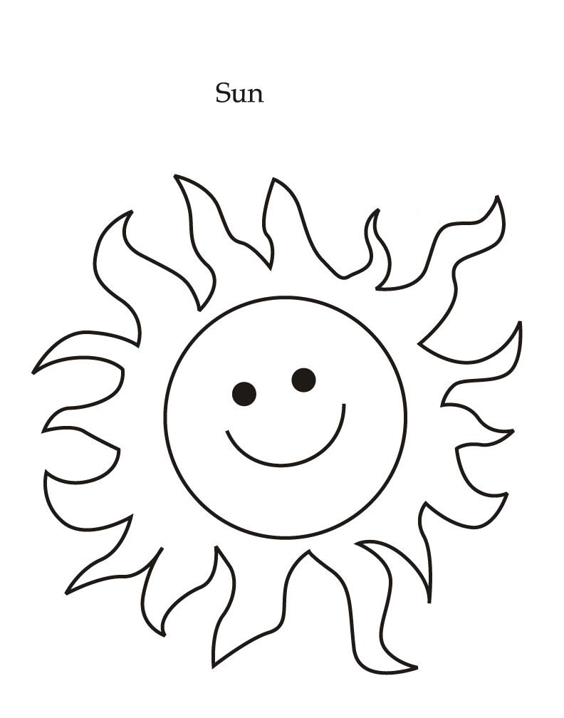 Free Printable Sun Coloring Pages
 Free Printable Sun Coloring Pages for Kids
