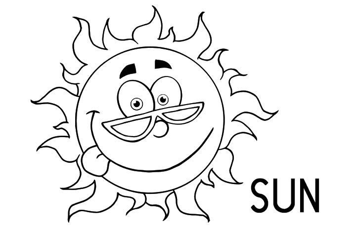 Free Printable Sun Coloring Pages
 sun happyface Coloring Pages