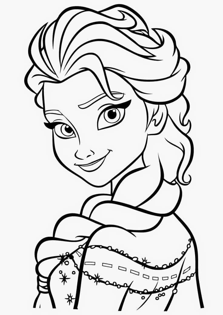 Free Printable Toddler Coloring Pages
 Frozen Coloring Pages Elsa Face Instant Knowledge
