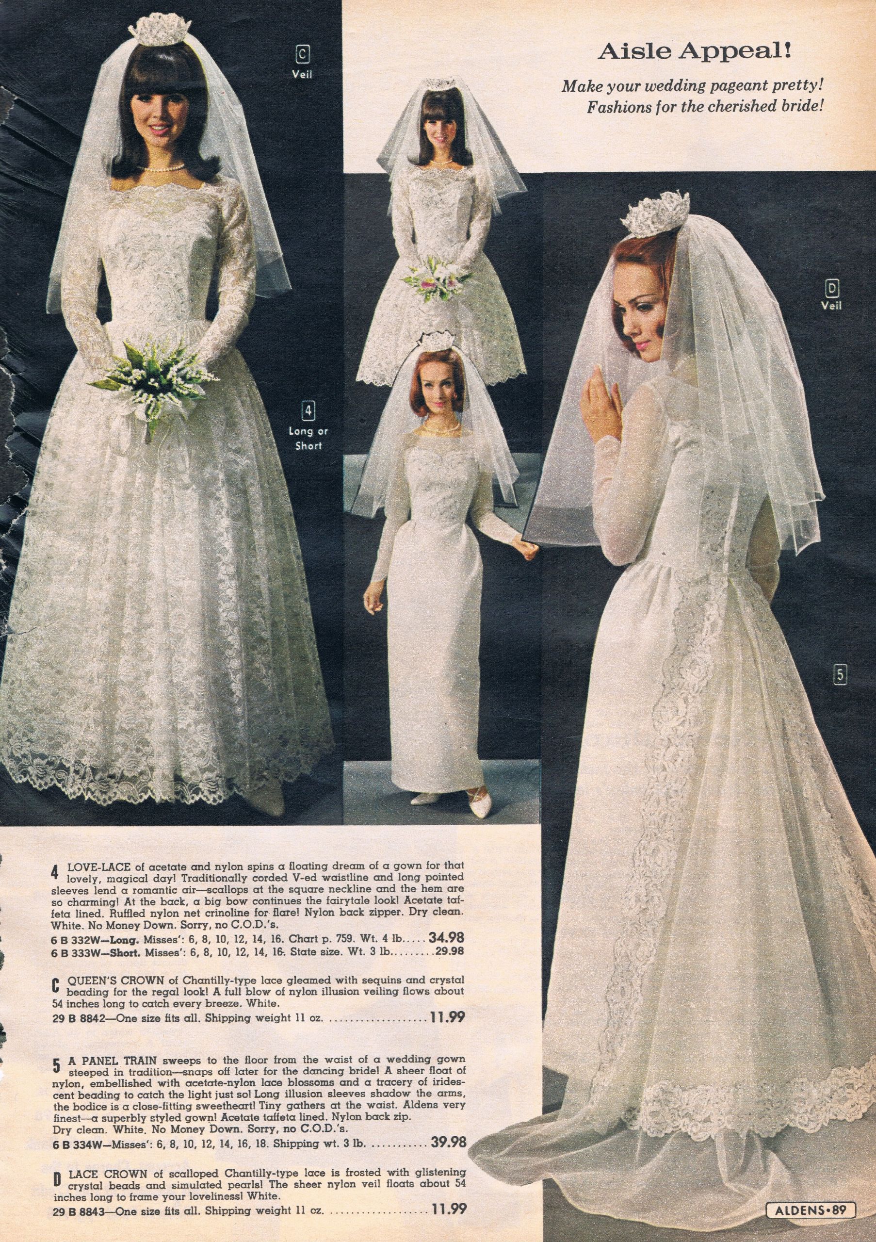 Free Wedding Dress Catalogs
 Aldens catalog 60s