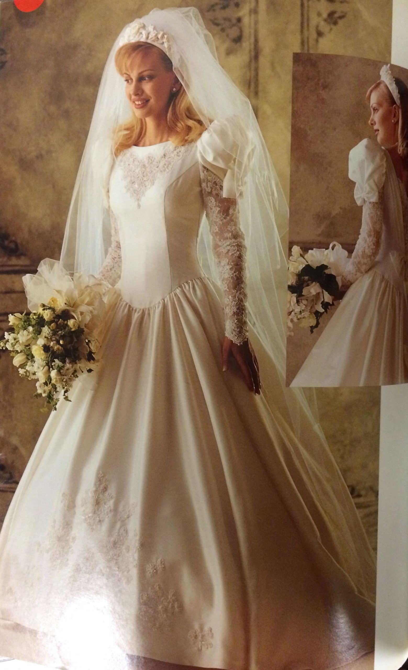 Free Wedding Dress Catalogs
 Wedding gown pattern from a 1994 McCall s catalog