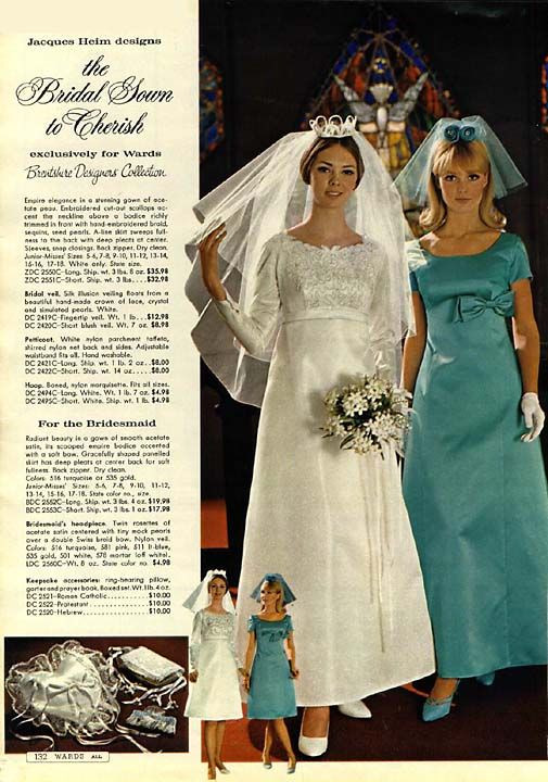 Free Wedding Dress Catalogs
 1966 Montgomery Ward catalog went to a wedding in 66 where
