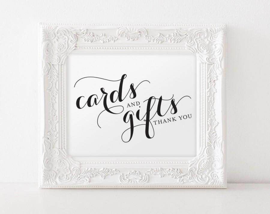 Free Wedding Gifts
 Cards And Gifts Sign Cards And Gifts Printable Printable