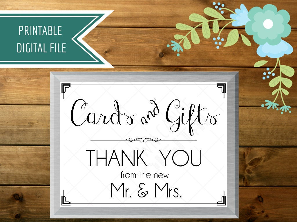 Free Wedding Gifts
 Wedding card box sign cards and ts sign t table
