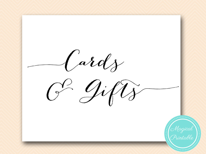 Free Wedding Gifts
 Wedding Decoration Signs Magical Printable